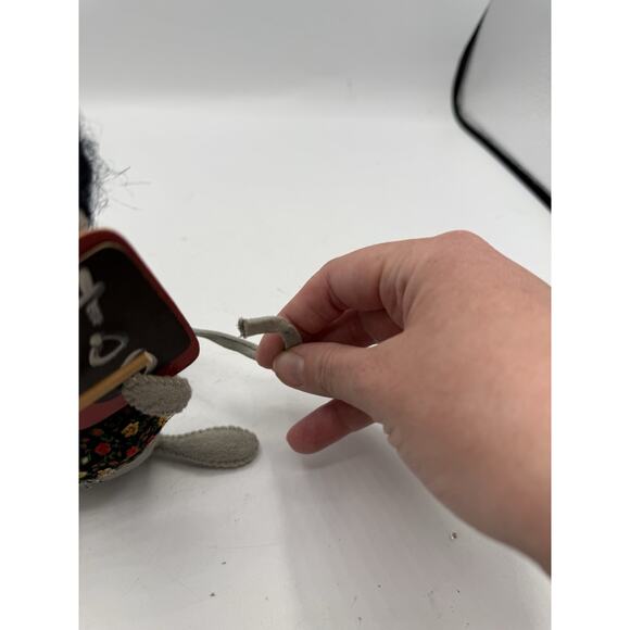 1971 Annalee Mobilitee Teacher Mouse Doll 6” Holding Chalkboard & Pointer VTG - Picture 7 of 9